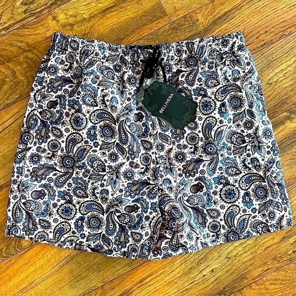 BELLIVERA Paisley Small Swim Trunks New
